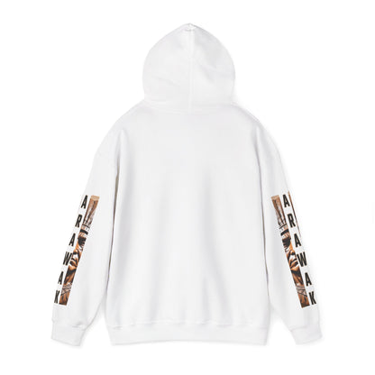 Tribal Graphic Hoodie with Arawak Design, Comfortable Unisex Sweatshirt for Casual Wear, Gift for Music Festivals, Bohemian Style, [...]