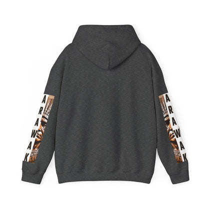 Tribal Graphic Hoodie with Arawak Design, Comfortable Unisex Sweatshirt for Casual Wear, Gift for Music Festivals, Bohemian Style, [...]