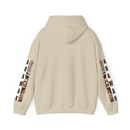 Tribal Graphic Hoodie with Arawak Design, Comfortable Unisex Sweatshirt for Casual Wear, Gift for Music Festivals, Bohemian Style, [...]
