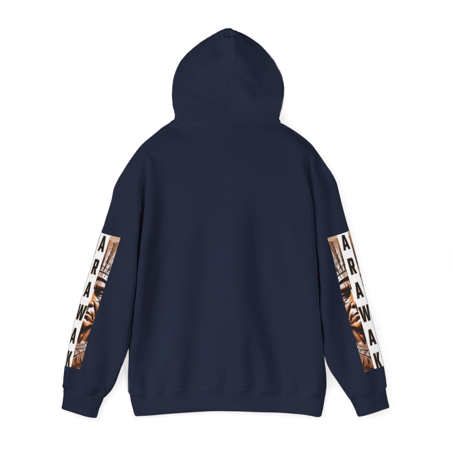 Tribal Graphic Hoodie with Arawak Design, Comfortable Unisex Sweatshirt for Casual Wear, Gift for Music Festivals, Bohemian Style, [...]
