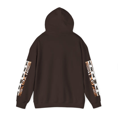 Tribal Graphic Hoodie with Arawak Design, Comfortable Unisex Sweatshirt for Casual Wear, Gift for Music Festivals, Bohemian Style, [...]