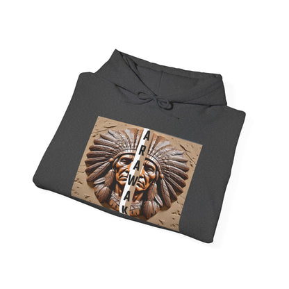 Tribal Graphic Hoodie with Arawak Design, Comfortable Unisex Sweatshirt for Casual Wear, Gift for Music Festivals, Bohemian Style, [...]