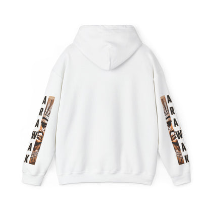 Tribal Graphic Hoodie with Arawak Design, Comfortable Unisex Sweatshirt for Casual Wear, Gift for Music Festivals, Bohemian Style, [...]